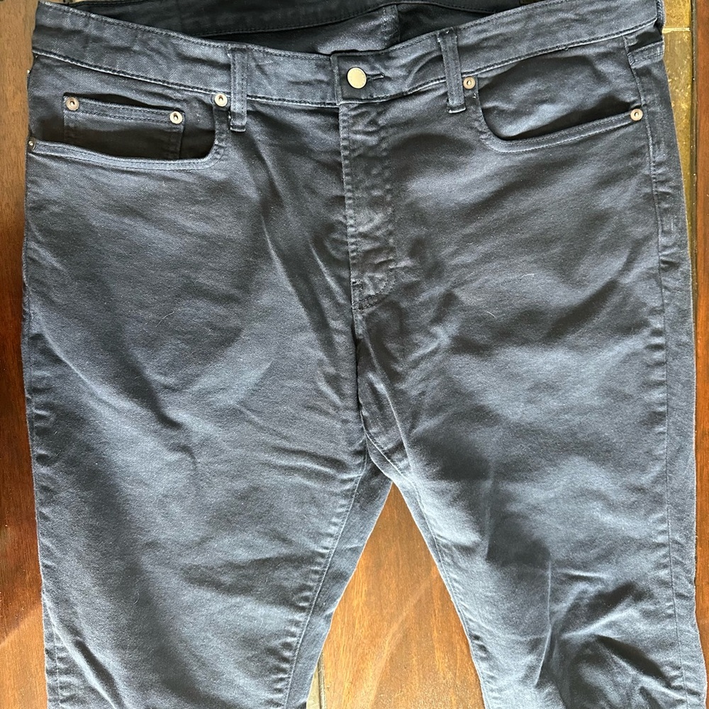 Bonobos Blue Straight Jeans with Classic Fit‎ - Picture 2 of 7